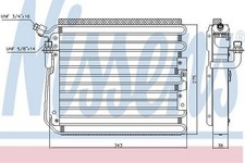 Nissens Condenser for Porsche