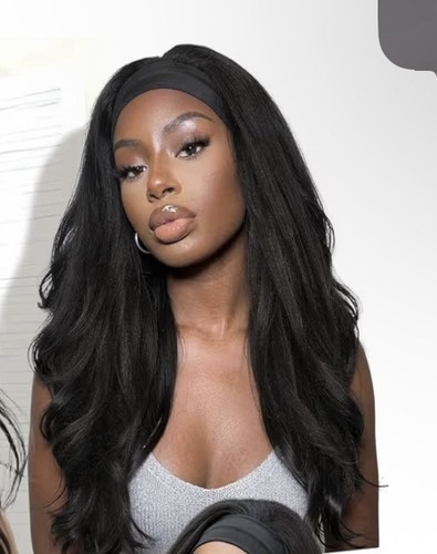 Yaki curly headband wig - headband,