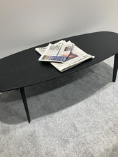 Fritz Hansen Join Black Coffee Table Large Oval