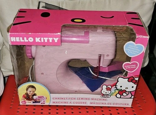 Hello kitty sewing machine - sewing,
