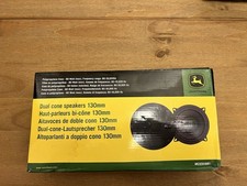 JOHN DEERE 80w 130mm DUAL CONE SPEAKERS  - CAR BOAT Radio Stereo - rrp £44.99