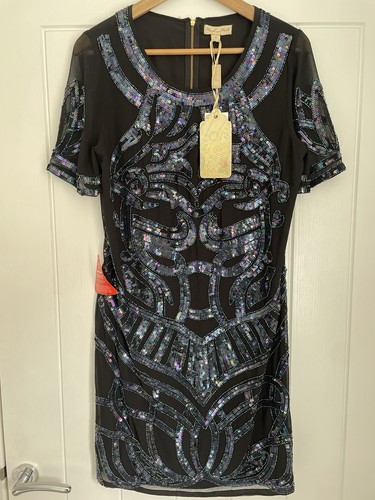 Vintage frock frill sequin - frock, &