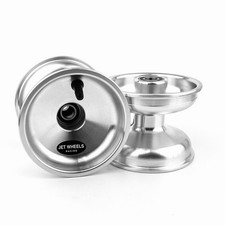 KC 5" Jet Wheel CNC Silver/Black Offsets 6003RS 17mm