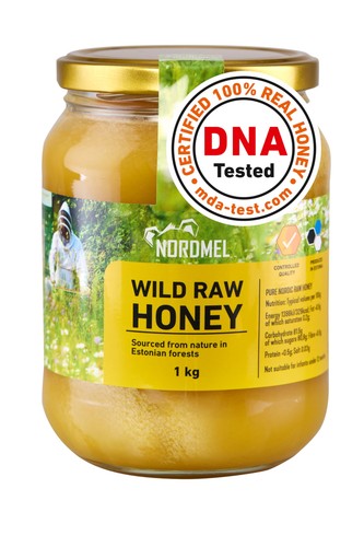 Natural wild raw - honey,