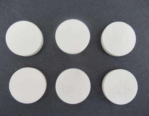 White bone spacers - white,