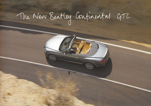 Bentley continental gtc - bentley,