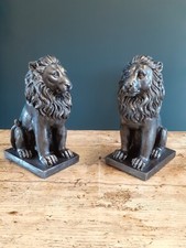 Stone Garden Lion Statues