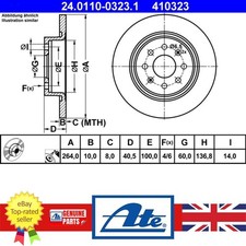 Brake Disc For Abarth GRANDE