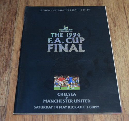 Cup final programme 1994 - fa,