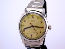 VINTAGE ROLEX OYSTER SOLAR AQUA MILITARY WWII MENS WRISTWATCH SERVICED C.1940s