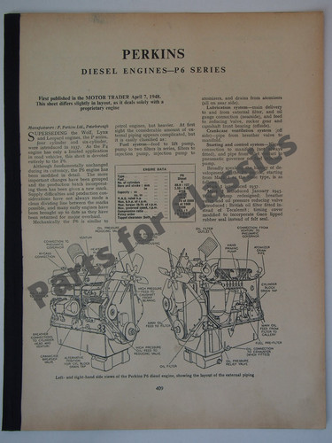 Perkins diesel engine motor - diesel,