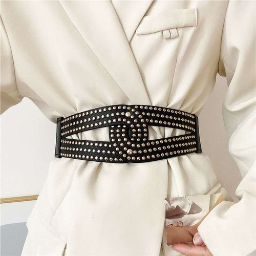Women gold punk rivet - women's,