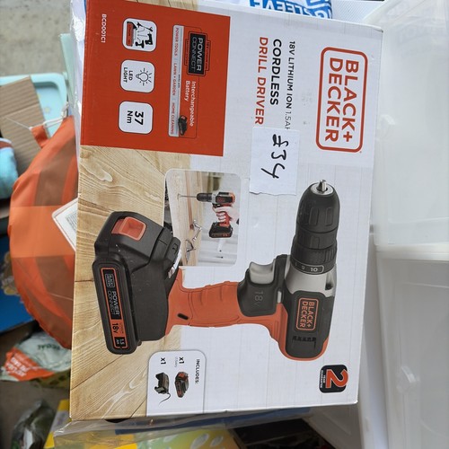 Black decker 18v cordless - 18v,