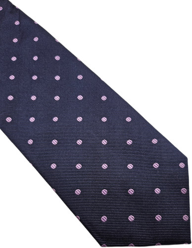 Lewin silk tie mens navy - silk,