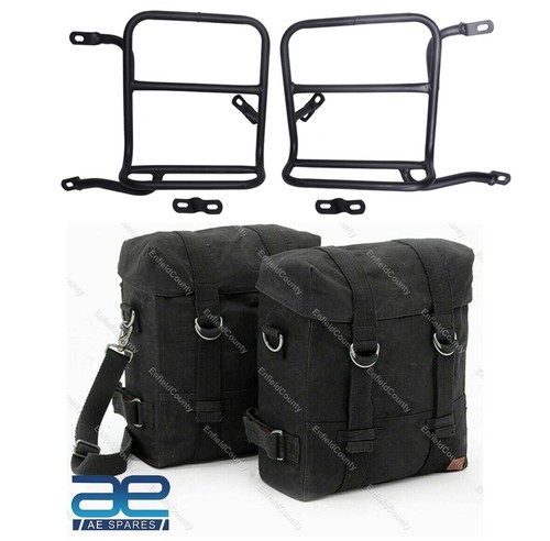Black pannier bags with - black,