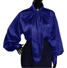 Green Women Satin Bow Tie