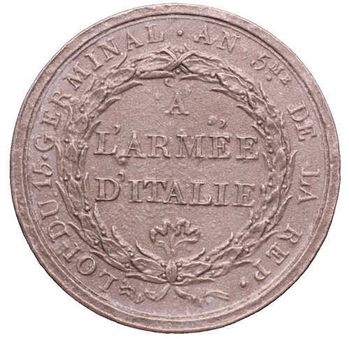 France medal 1797 napoleon - 1797,