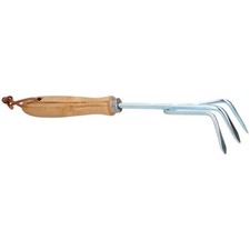 Wooden Handle Cultivator 27cm