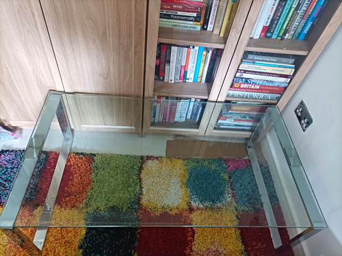 Modern glass top rectangle - glass,