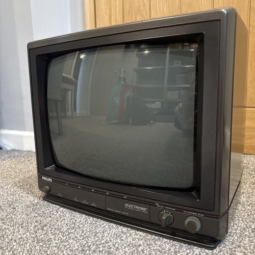 Vintage philips 1985 crt - philips, 14"