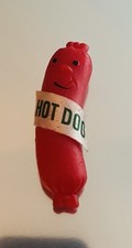 Prince 1980s Vintage Hot Dog Sausage Rubber Eraser Collectible Novelty Item