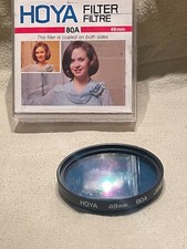 HOYA Japan 80A Blue 49mm Glass Filter - Boxed with Hoya Case