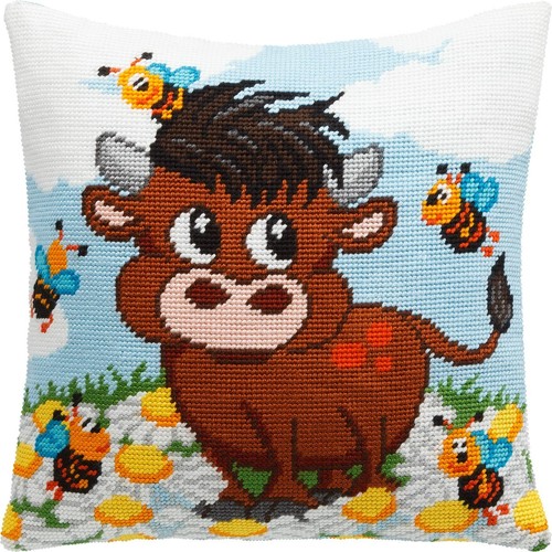 Pillow needlepoint kit diy - pillow,