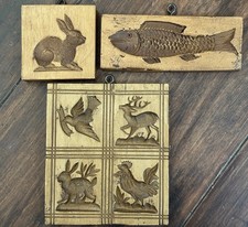 Lot Of 3 Vintage Springerle