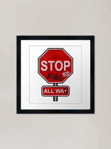 Stop all war traffic - war, sign