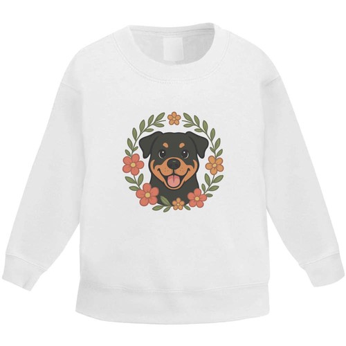 Rottweiler floral wreath - 'rottweiler,
