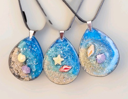 Handmade resin seaside - handmade,