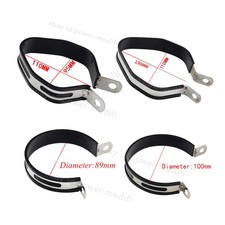 Motorcycle Exhaust Muffler Hanger Silencer Hanging Clamp Strap Mounting Bracket