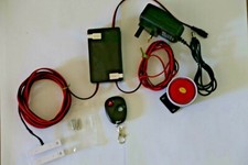 Shed Alarm, door magnet 12v/240v security system Shed, Lock up remote option