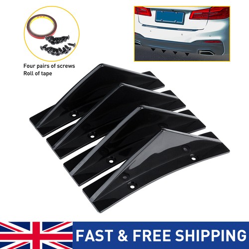 Rear bumper diffuser shark - rear,