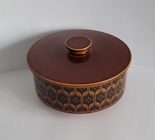 Hornsea Heirloom Brown Ceramic Lidded Tureen or Casserole Dish 1975 NEW