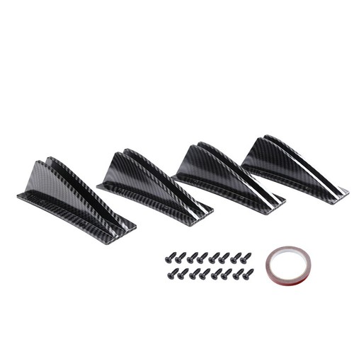 4pcs shark fins - 4pcs, rear
