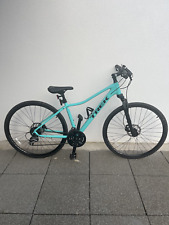trek bike, dual sport, teal colour, bottle holder, medium frame (5'3-5'9)