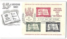 United nations u38 fdc - united,
