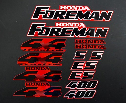 Foreman 400 450 decals 14pc - 400,