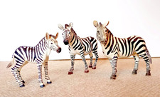 Schleich Zebra Family including Retired figure