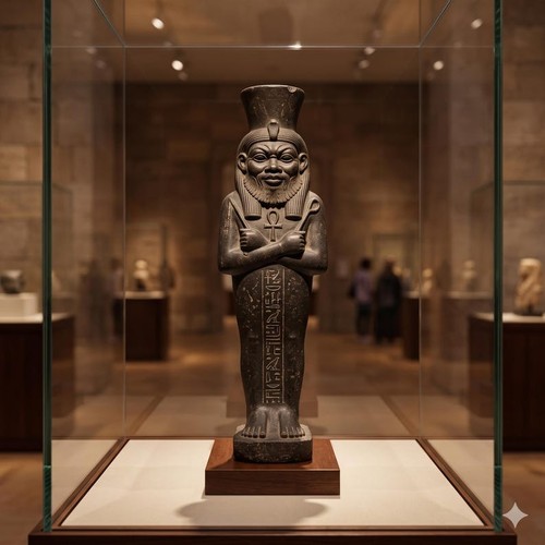 Bes statue egyptian - god, of