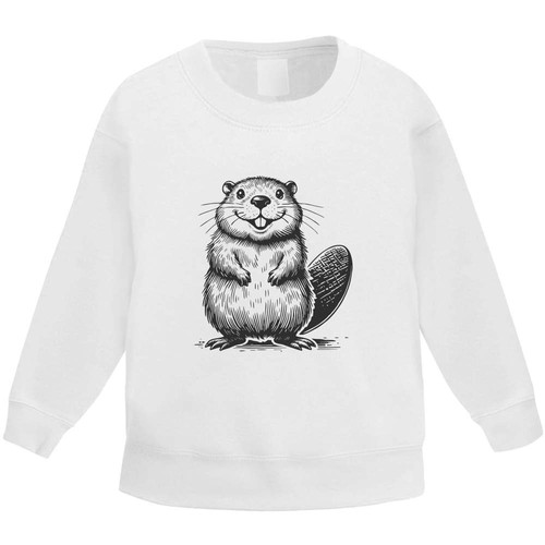 Happy baby beaver kid - 'happy, kid's