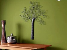 Tree Branch Metal Wall Art Black