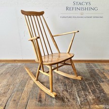 Ercol Windsor Goldsmith 435 Rocking Chair In Light Finish