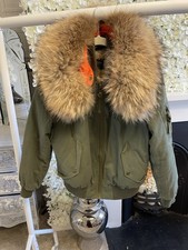 Bomber Jacket Fox Fur hud &