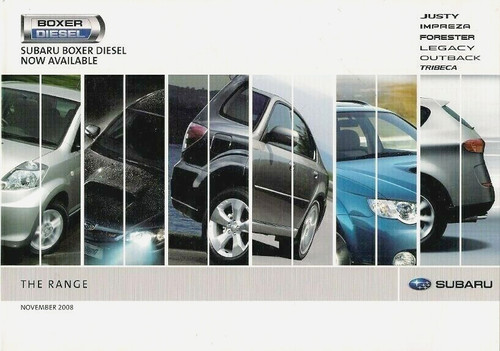 Subaru range 2008 2009 - 2008-2009, uk