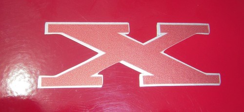 Amc emblem badge - x, decal