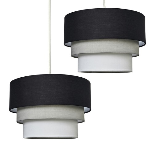 Fabric ceiling pendant - 2x,
