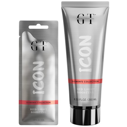 Golden tanning icon sunbed - golden,