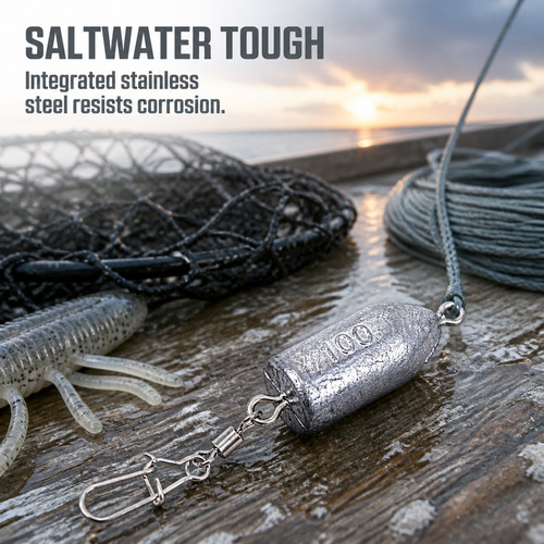 Fishing sinker bullet - bullet, lead